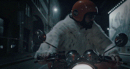 The night is dark and full of purple terrors in Milano, 1977