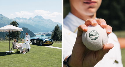 It's game, set, and match at the British Classic Car Meeting St. Moritz
