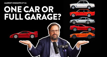 Tough choice — a Ferrari F40 or a garage of collector cars?