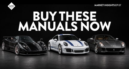 Are prices for the last manual sports cars about to peak?