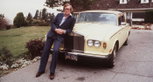 Michael Caine and his Rolls-Royce. Michael Caine and his Rolls-Royce.