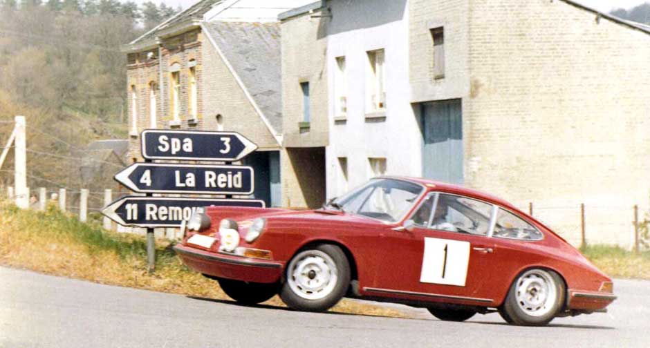 Tulip Rally 1967. “By then I was designing my own cars with the help of my engineer friend Hermann Briem, who was building them. This one had maximum speeds in the five gears of 20, 40, 60, 80 and 100mph. You can imagine the acceleration..."