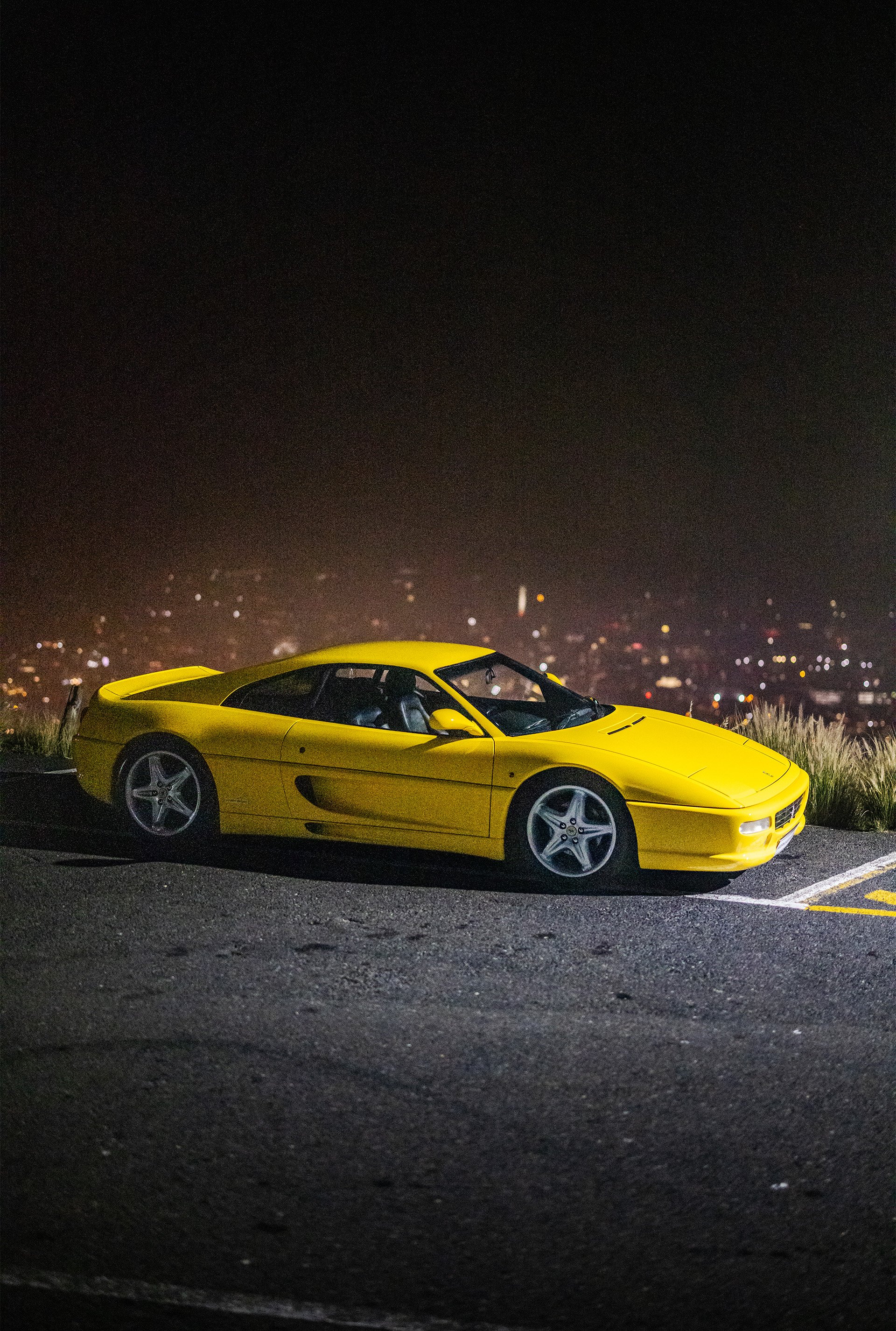 We went for a Night Drive in Cape Town with a manual Ferrari F355