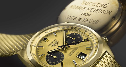 Ronnie Petersons Heuer Carrera kehrt nach Monaco zurück