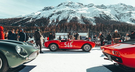The ICE St. Moritz was a collector car snow globe frozen in time
