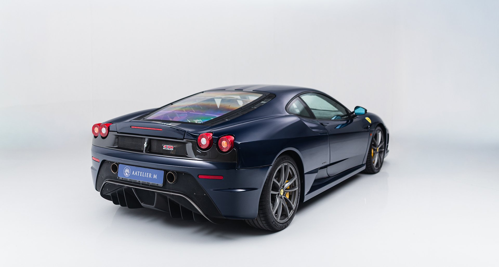The first Ferrari 430 Scuderia ever built is stepping out of the