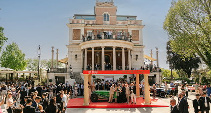 16 cylinders for a Hallelujah at the inaugural Anantara Concorso Roma