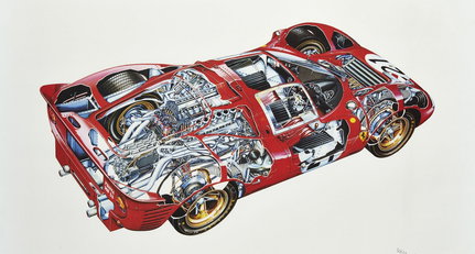 Seltene Einblicke in den Ferrari 330 P4