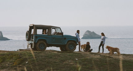 Catch a wave this Christmas with this custom Land Rover Defender