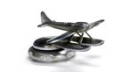 A Schneider Trophy seaplane mascot by A E Lejeune, 1931 A Schneider Trophy seaplane mascot by A E Lejeune, 1931