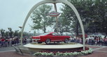 All eyes on the first Ford Mustang at the 1964 New York World's Fair.