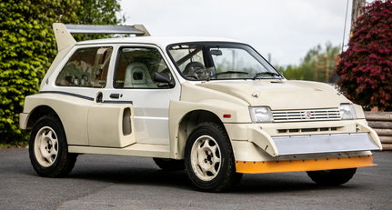 Dieser Gruppe B MG Metro 6R4 hat erst sieben Kilometer auf der Uhr