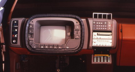 Bertone and Mazda tried to reinvent the steering wheel with this concept