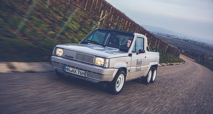 The smallest six-wheeler in the world, this Fiat Panda is truly unique