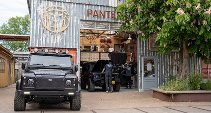 Inside the old Amsterdam factory building the most bespoke Defenders