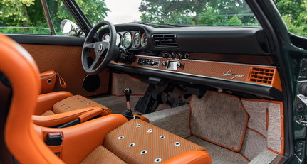 Emerald Green over Orange Leather, is this the perfect Singer 911?