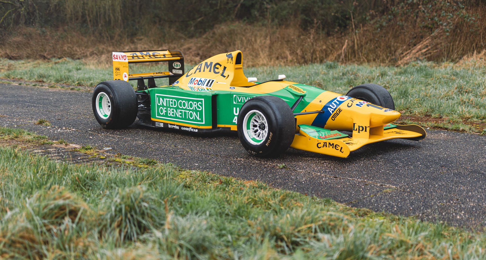 Raced by Michael Schumacher, this Benetton B192 radiates Formula 1