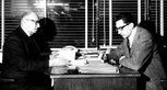 Ugo Zagato and son Elio Zagato in Italy, 1963. © TCI/EyeOn/UIG via Getty Images