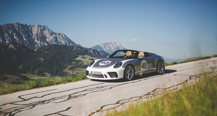 Unterwegs zur Ennstal-Classic mit dem Porsche 911 Speedster