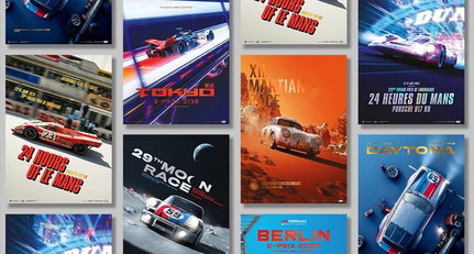 Automobilist feiert die Vergangenheit, die Gegenwart und die Zukunft des Motorsports