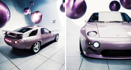 Daniel Arsham’s NEBULA 928 gives Porsche’s classic GT the Y2K treatment