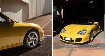 Mit diesem gelben 996 Turbo sind Sie schneller als der Blitz