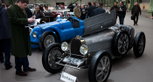 Stars of the Bonhams sale: 1929 Bugatti Type 35 B (sold for € 1,610,000) and 1947 Delage D6 (sold for € 1,092,500).