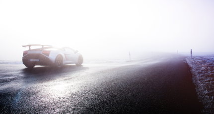 Squadra Corse on ice: Farewell trip with the last Lamborghini Gallardo