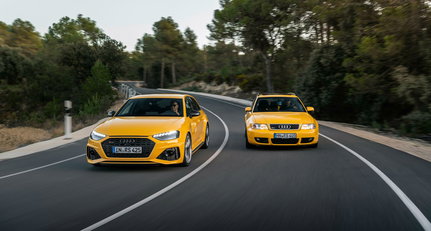 Imola Yellow feiert beim Audi RS4 ein Comeback als limitierte Variante