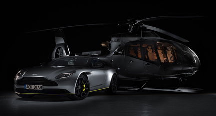 This Aston Martin helicopter embodies aerial power, beauty and soul