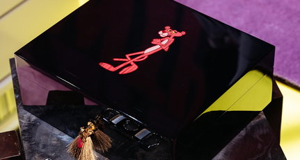 The Pink Panther joins forces with Larusmiani for this suave and stylish capsule collection