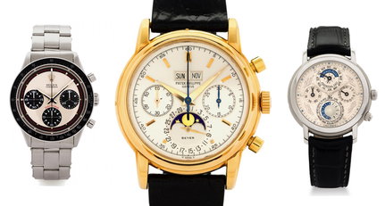 12 attraktive Zeitmesser der Antiquorum-Auktion in Genf