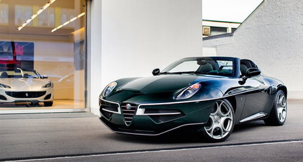 Diese Alfa Romeo Disco Volante Spyder macht grün wieder großartig