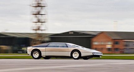Aston Martin Bulldog leaps into action
