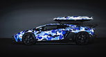 BAPE Lamborghini Aventador Arctic Camo BAPE Lamborghini Aventador Arctic Camo