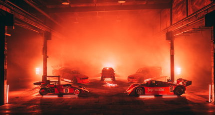 Orange racecars shine at Rennmeister’s after-dark season finale in Berlin