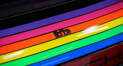 The iconic BB Auto 'Rainbow Porsche' makes a return at Pebble Beach