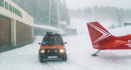 Wir sagen dem Winter in Meribel Ciao mit diesem Fiat Panda 4x4