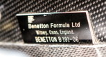 Michael Schumacher's Ex-Benetton-Ford B191 Michael Schumacher's Ex-Benetton-Ford B191