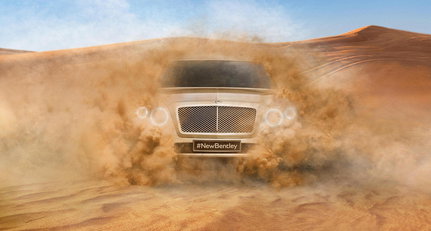 First glimpse of the 2016 Bentley SUV