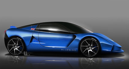 Electric Blue: 50 electric Bluebird sports cars to go on sale