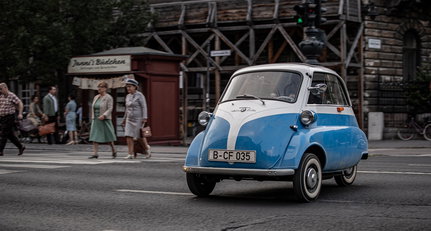 Jump into freedom aboard a tiny BMW Isetta