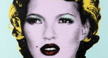 Banksy 'Kate Moss' (2005), estimate £25,000 - 35,000. Banksy 'Kate Moss' (2005), estimate £25,000 - 35,000.