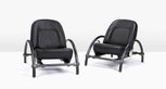Ron Arad for One Off Ltd, Pair of Rover Chairs, circa 1981, estimate £2,000 - 3,000. Ron Arad for One Off Ltd, Pair of Rover Chairs, circa 1981, estimate £2,000 - 3,000.