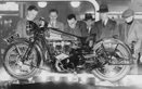 An original Brough Superior SS100 in the factory