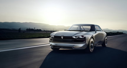 The Peugeot 504 reincarnated as the all-electric e-Legend concept