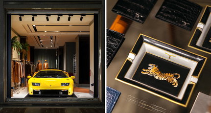 Wild things gather at Larusmiani's flagship store in Milan