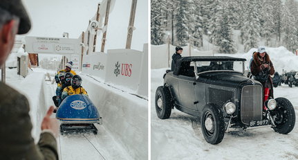 Gestrandet in St. Moritz? Dann schießen wir einfach die Bobbahn runter und jagen in unseren Klassikern wieder hoch
