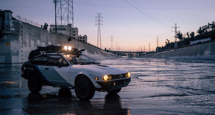 Go anywhere with the Aether Alpine Alfa GTV6, the ultimate Safari restomod