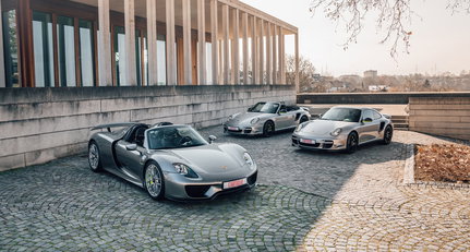 Noch besser als ein Porsche 918? Natürlich einer mit zwei passenden 911 Turbo!